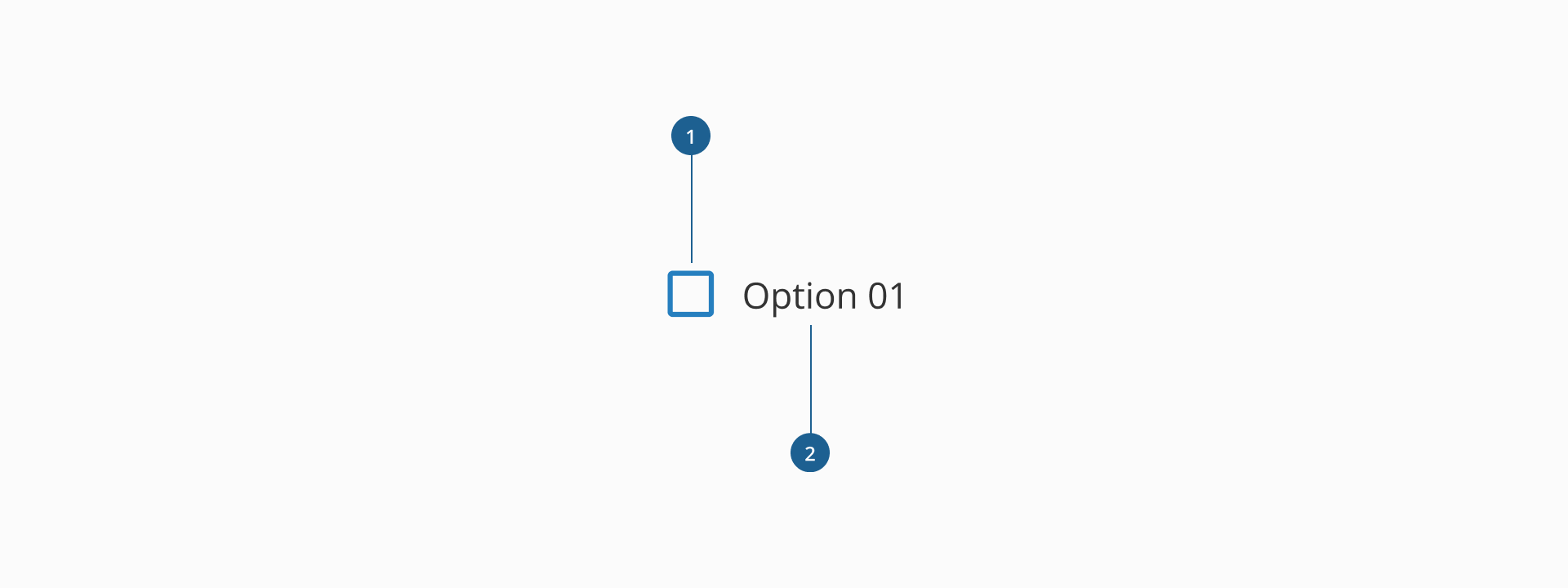 Checkbox's anatomy